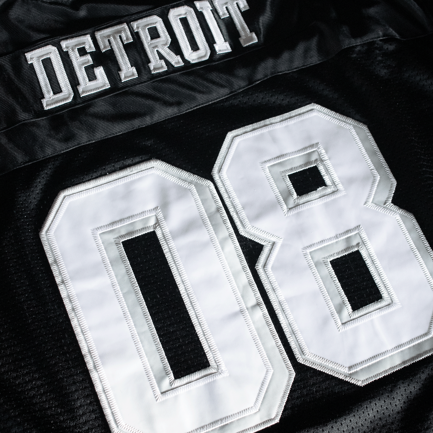 Vintage S&B Athletics Detroit #08 Football Jersey (XL)