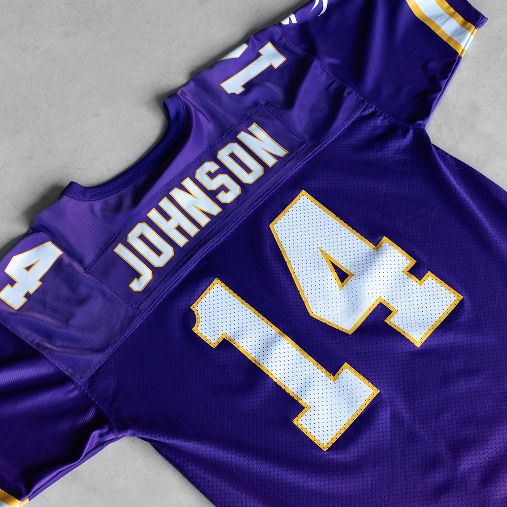 NFL Minnesota Vikings Brad Johnson #14 Football Jersey (XL)