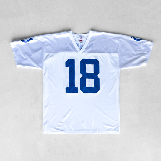 Vintage NFL Indianapolis Colts Peyton Manning #18 Football Jersey (XL)