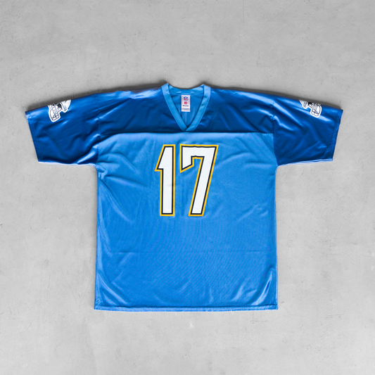 Vintage NFL San Diego Chargers Philip Rivers #17 Football Jersey (XXL)