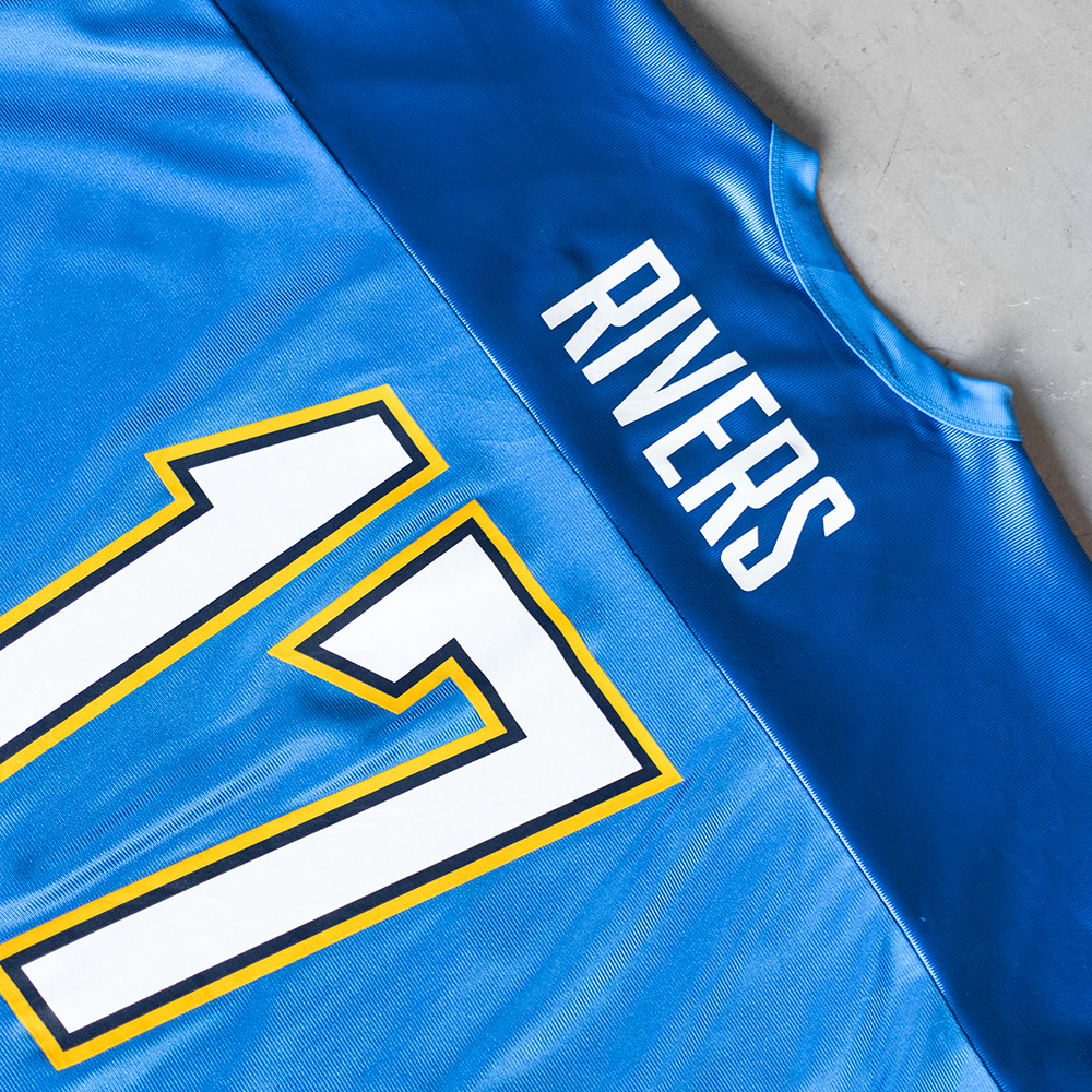 Vintage NFL San Diego Chargers Philip Rivers #17 Football Jersey (XXL)