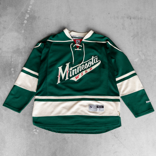 Vintage NHL Reebok Minnesota Wild Hockey Jersey (L)