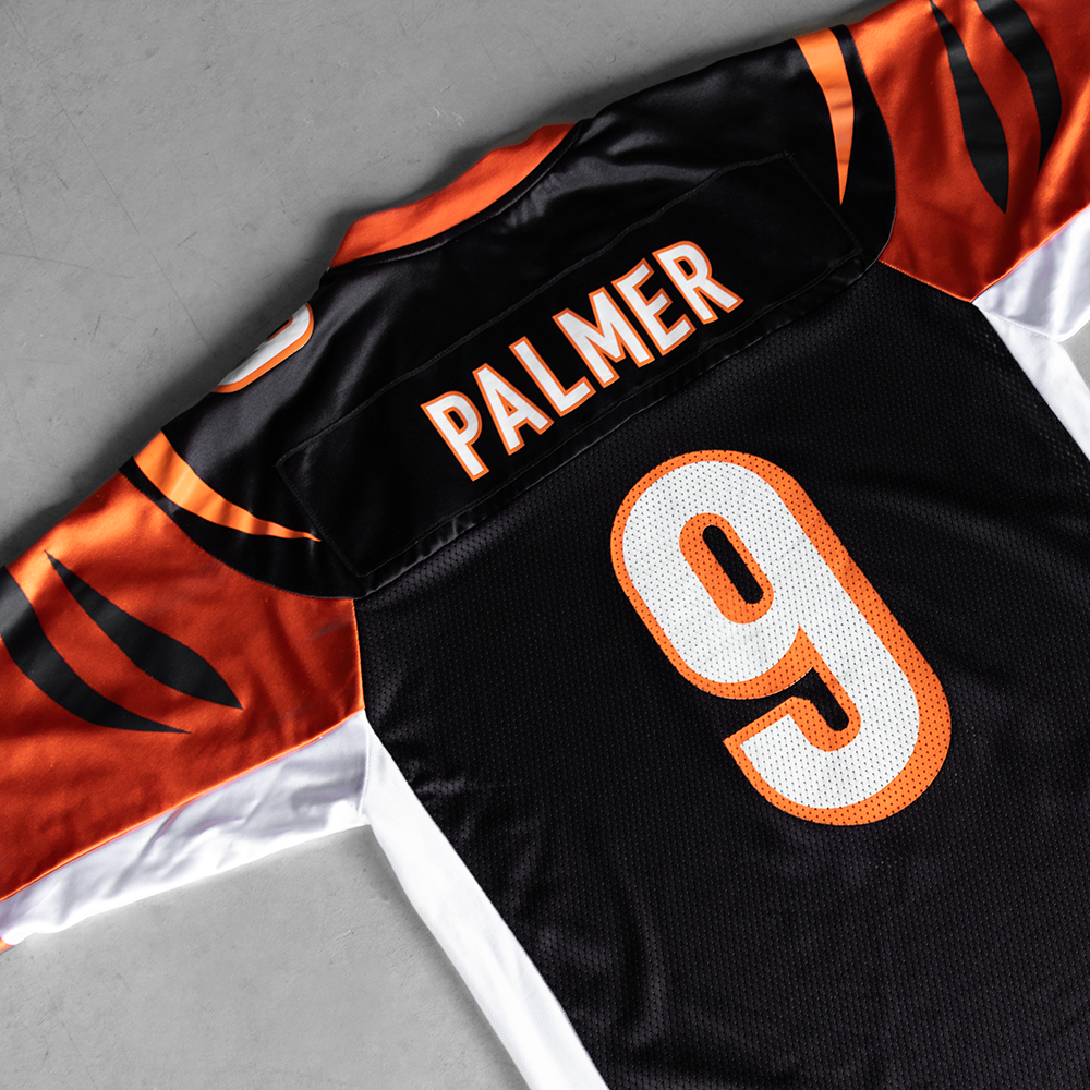 Vintage NFL Cincinnatti Bengals Carson Hilton Palmer #9 Football Jersey (M)