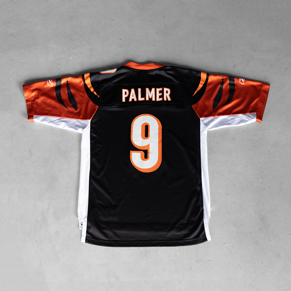 Vintage NFL Cincinnatti Bengals Carson Hilton Palmer #9 Football Jersey (M)