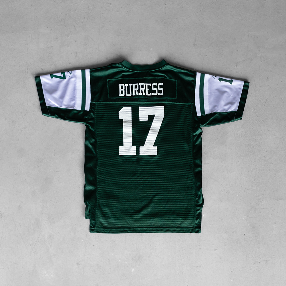 Vintage NFL New York Jets Plaxico Burress #17 Youth Football Jersey (XL)