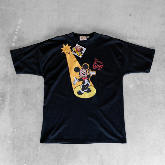 Vintage Disney Live Mickey Mouse Graphic T-Shirt (L)