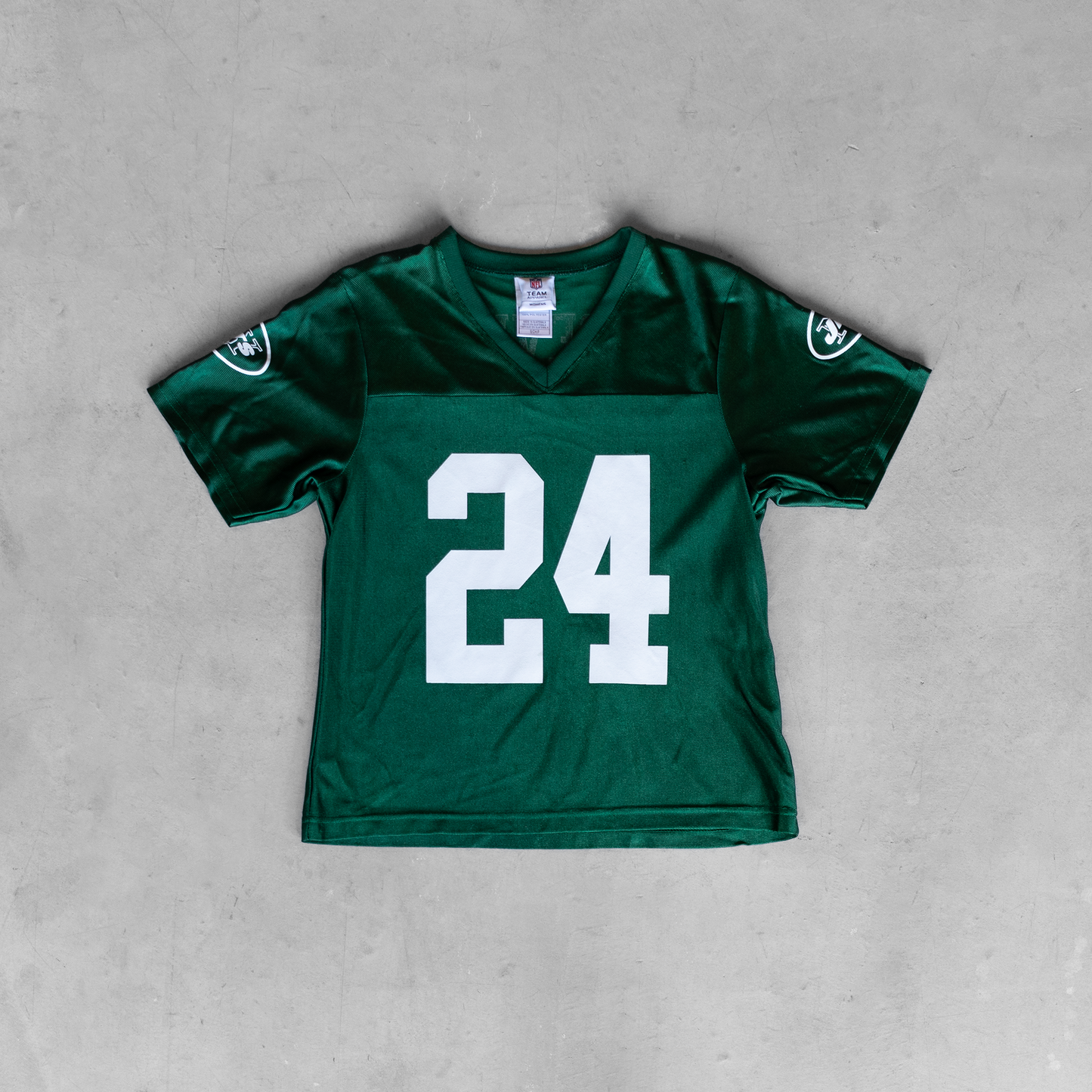 Vintage NFL NY Jets Darrelle Revis #24 Women's Football Jersey (S)