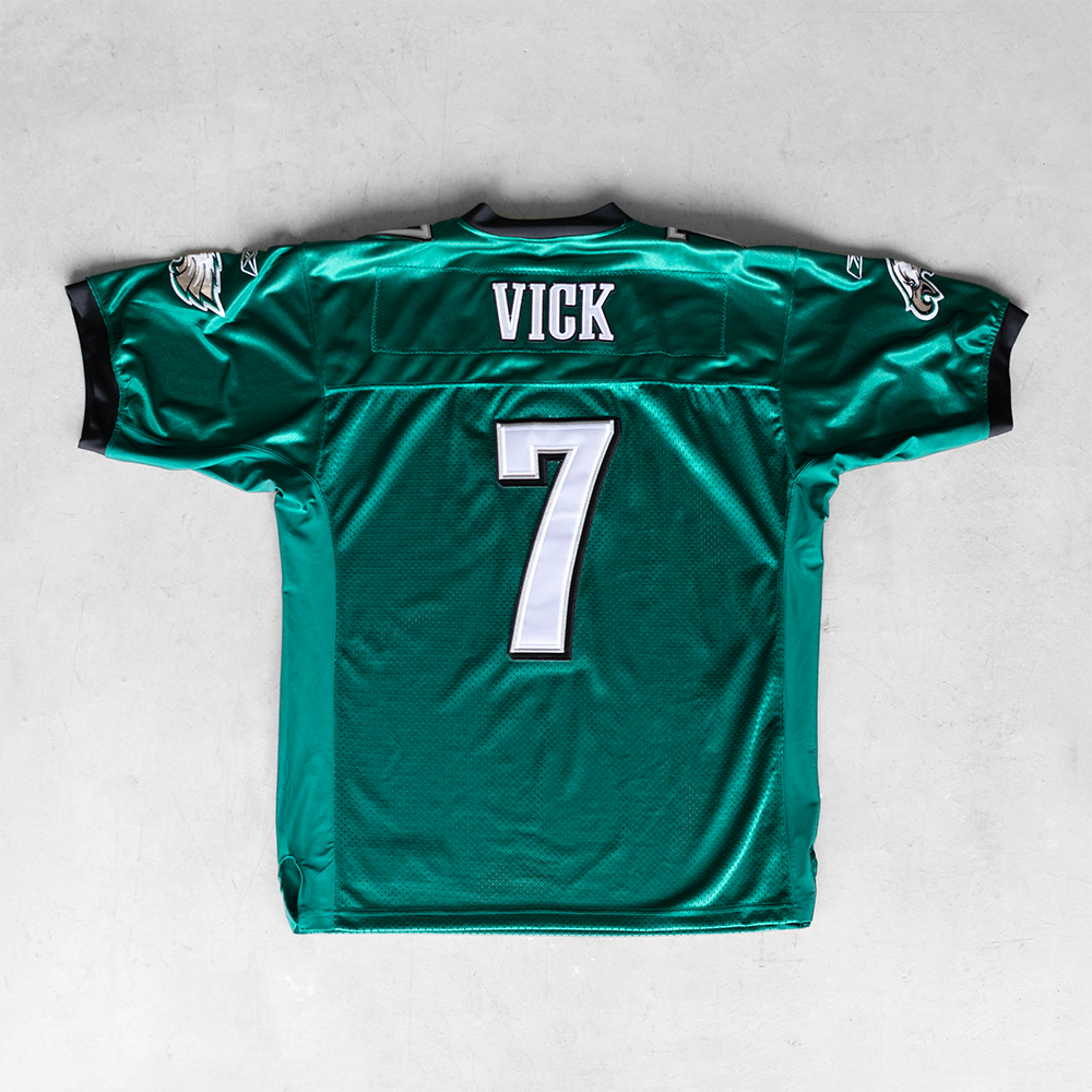 Vintage NFL Philadelphia Eagles Michael Vick #7 Green Football Jersey