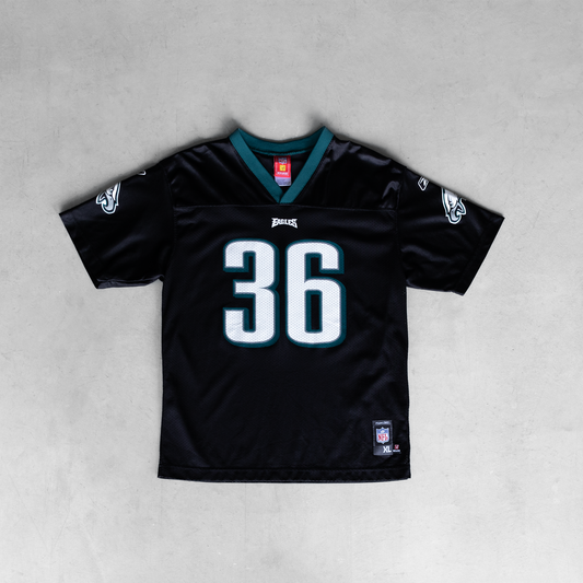 Vintage NFL Philadelphia Eagles Brian Westbrook #36 Black Youth Football Jersey (XL)