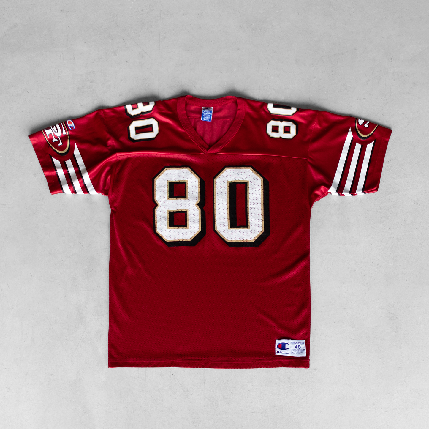 Vintage NFL San Francisco 49ers #80 Jerry Rice Football Jersey (M)