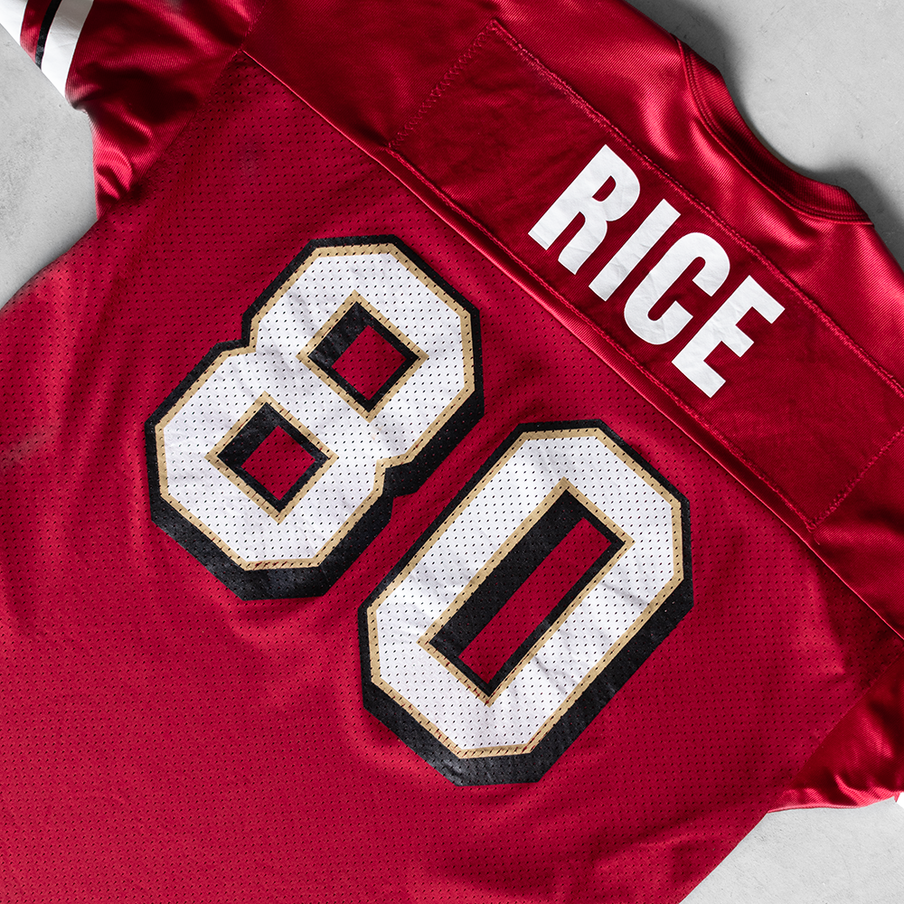 Vintage NFL San Francisco 49ers #80 Jerry Rice Football Jersey (M)