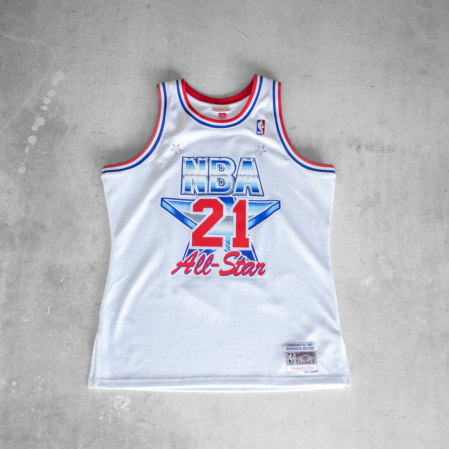 Mitchell & Ness NBA All Stars Dominique Wilkins #21 Basketball Jersey (L)