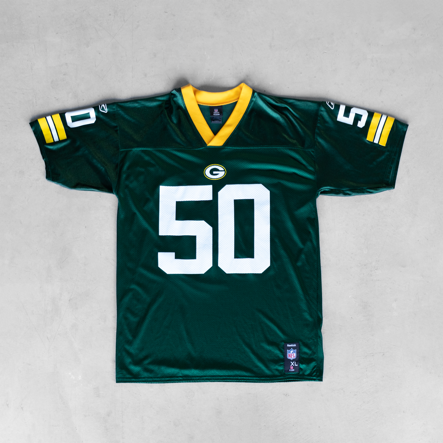 Vintage NFL Green Bay Packers A.J Hawk #50 Football Jersey (XL)