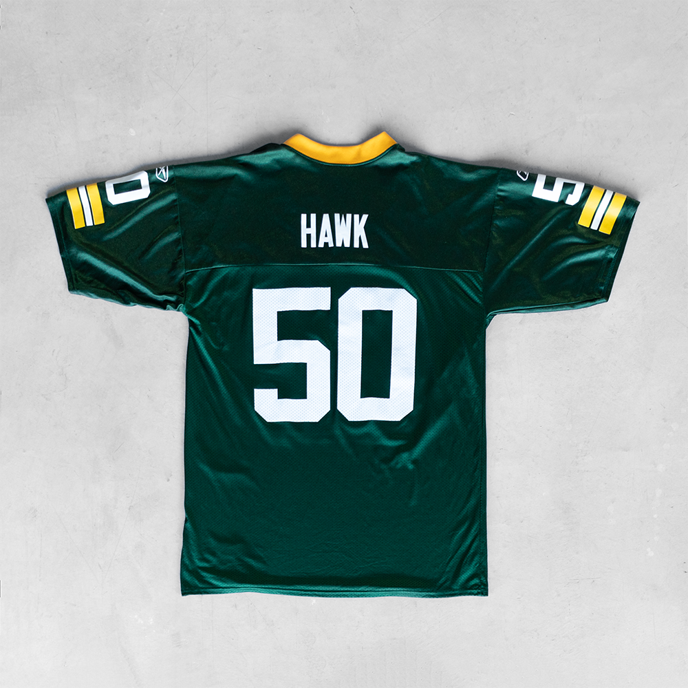 Vintage NFL Green Bay Packers A.J Hawk #50 Football Jersey (XL)