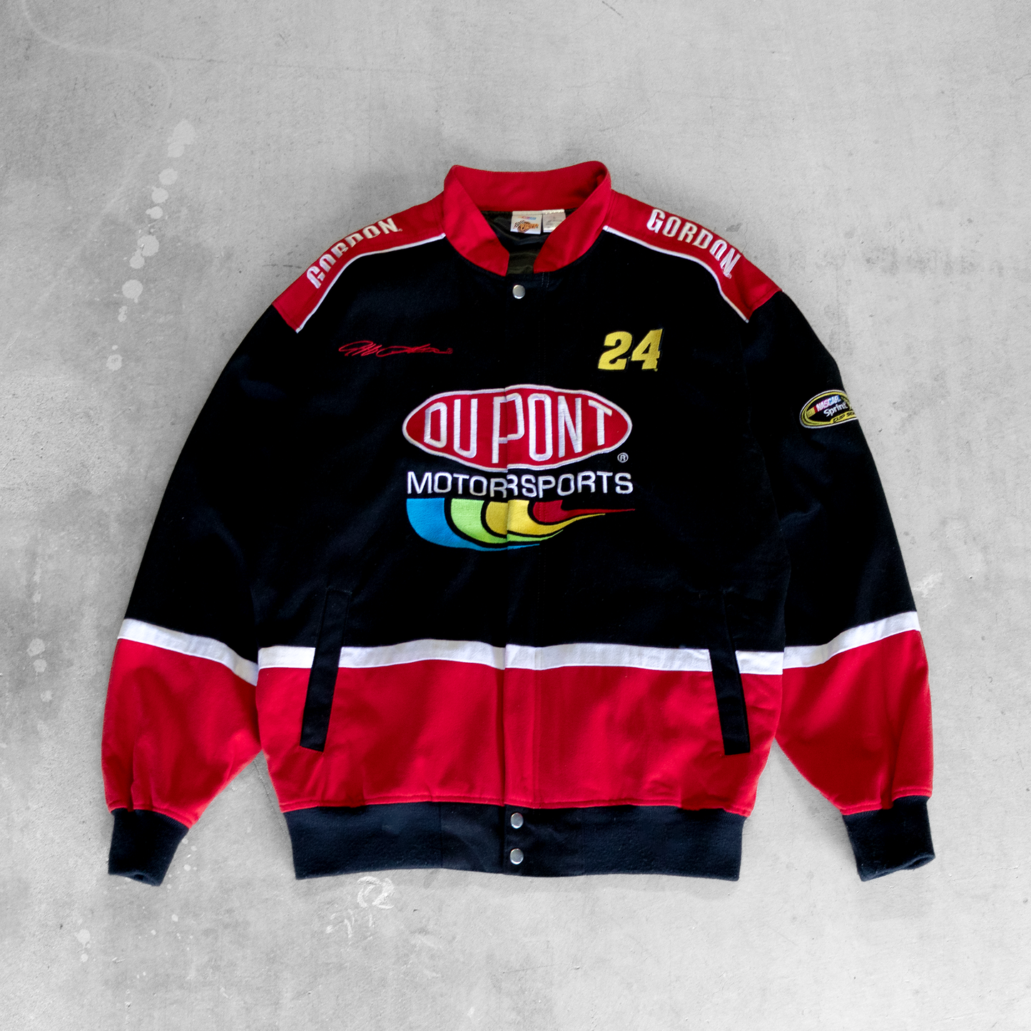 Vintage Nascar Jeff Gordon #24 Nascar Winners Circle Racing Jacket (L)