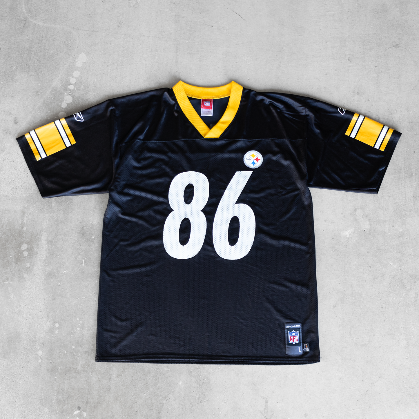 Vintage NFL Pittsburg Steelers Hines Ward #86 Reebok Football Jersey (L)