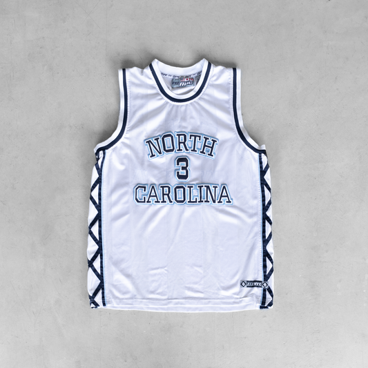 Vintage University Of North Carolina Basketball Jersey (L)