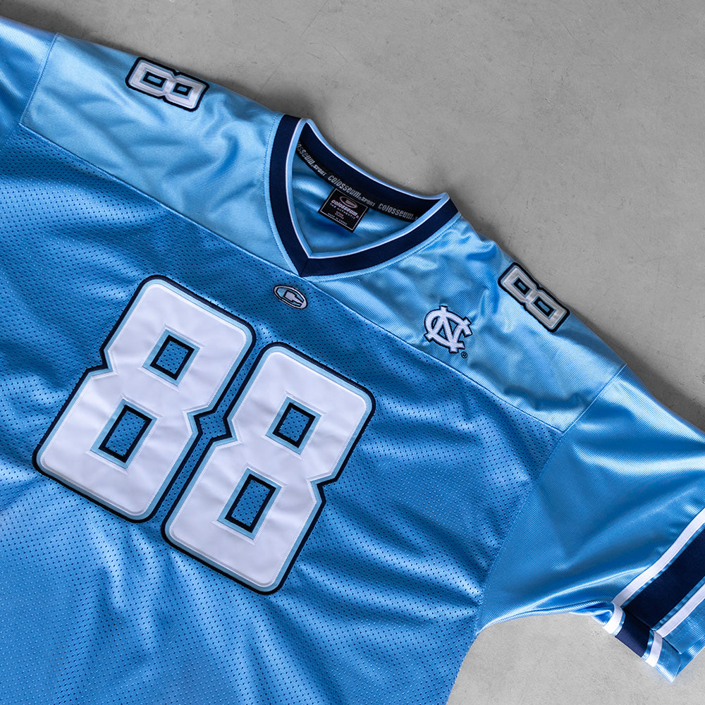 Vintage University Of North Carolina #88 Blue Football Jersey (XXL)