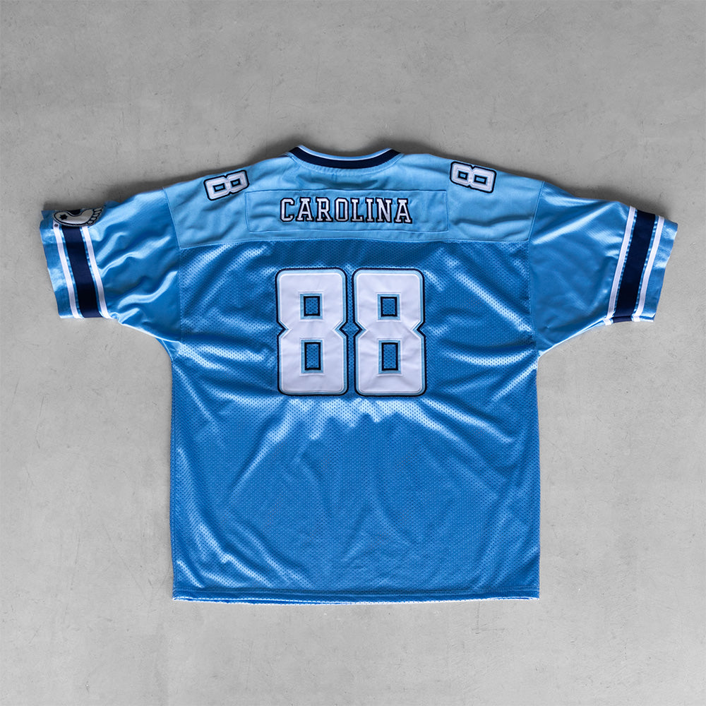 Vintage University Of North Carolina #88 Blue Football Jersey (XXL)