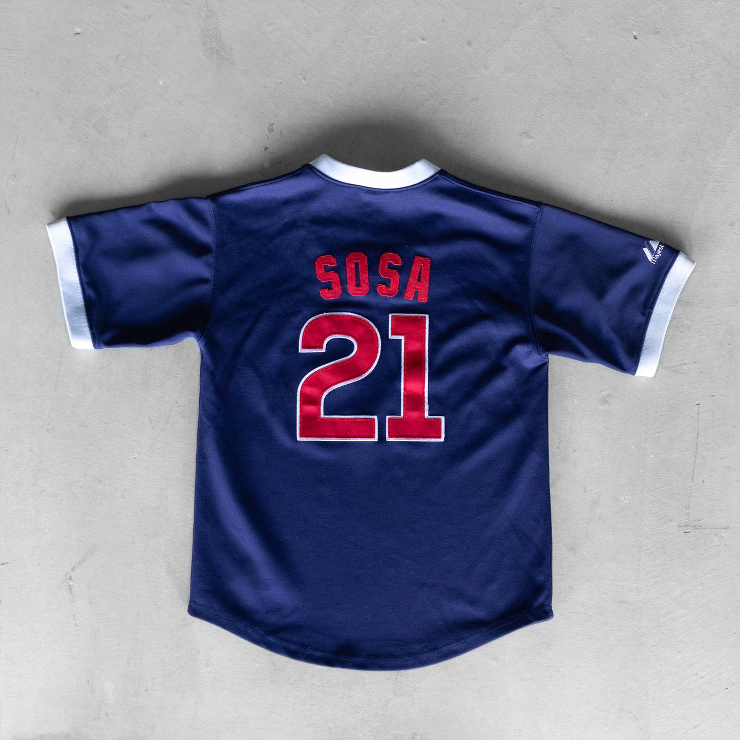 Vintage MLB Chicago Cubs Sammy Sosa #21 Youth Baseball Jersey (S)