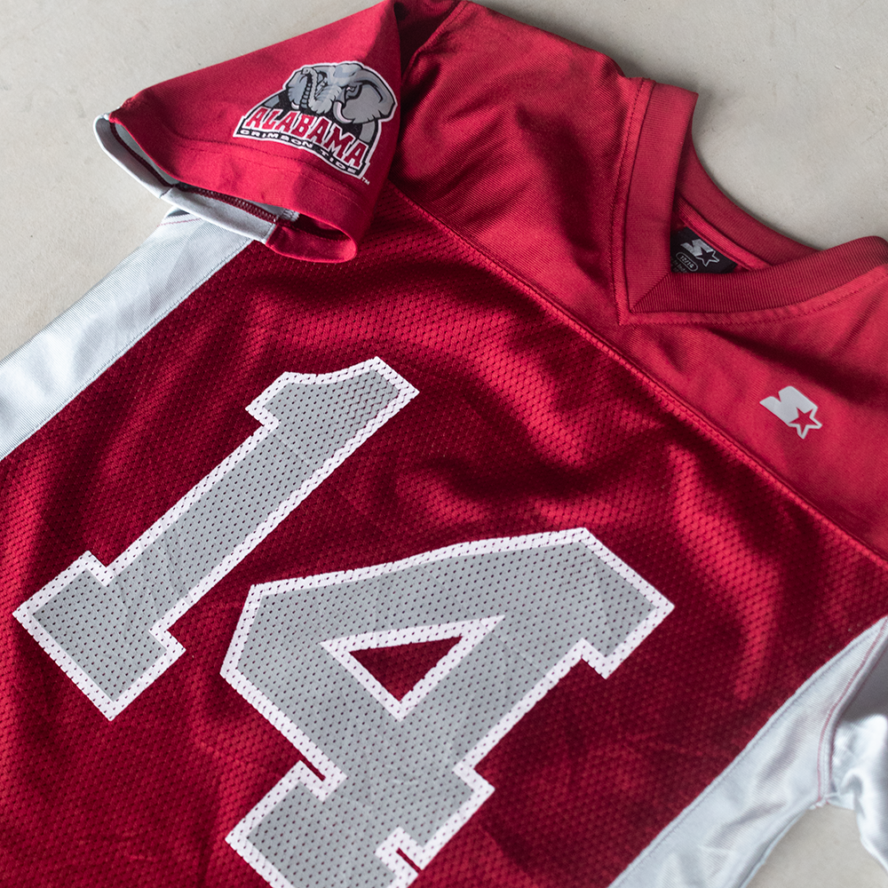 Vintage University Of Alabama Crimson Tide #14 Women's Football Jersey (L)