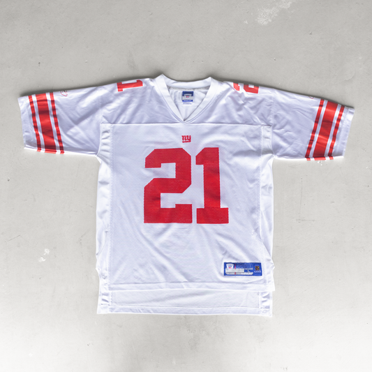 Vintage NFL New York Giants #21 Tiki Barber Reebok Football Jersey (L)