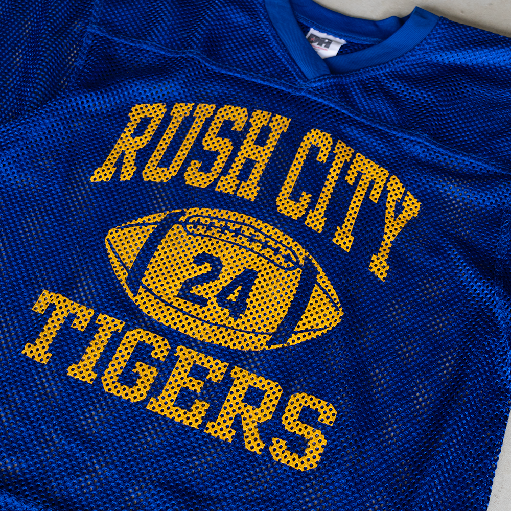 Vintage Rush City Tigers #24 Football Jersey (M)