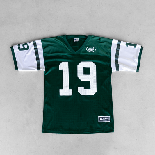 Vintage NFL New York Jets #19 Keyshawn Johnson Football Jersey (L)