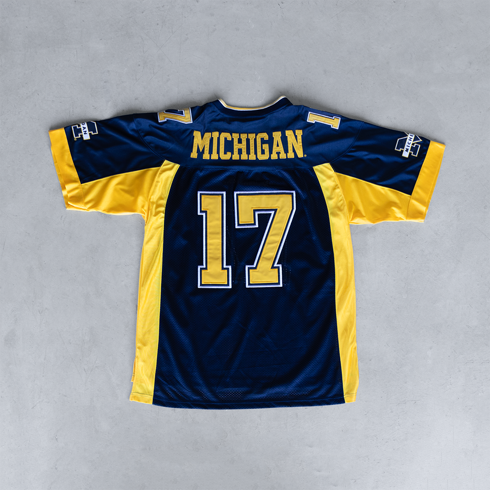 Vintage Michigan Wolverines #17 Football Jersey (L)