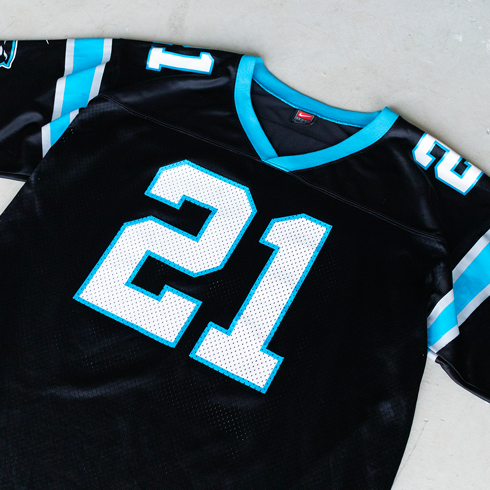 Vintage NFL Carolina Panthers Tim Biakabutuka #21 Football Jersey (XL)