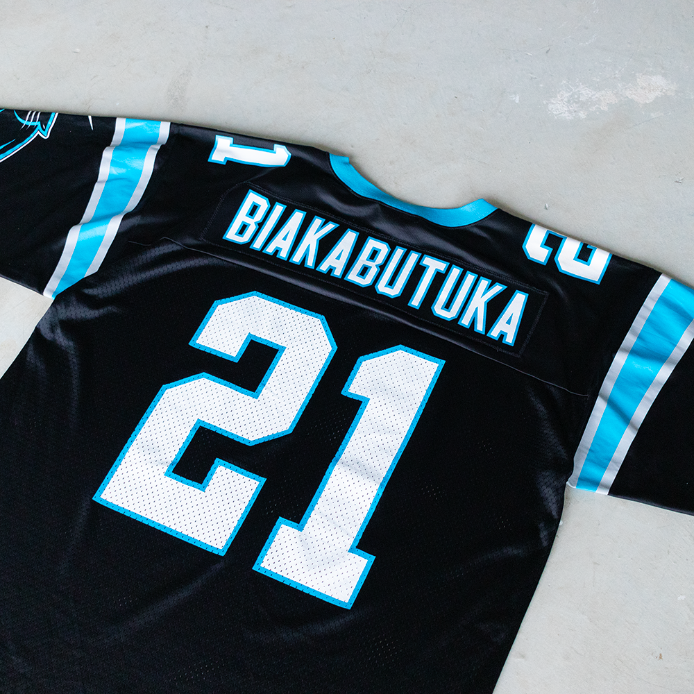 Vintage NFL Carolina Panthers Tim Biakabutuka #21 Football Jersey (XL)