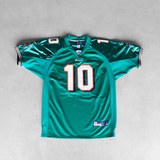 Vintage NFL Miami Dolphins Chad Pennington #10 Football Jersey (XXL)