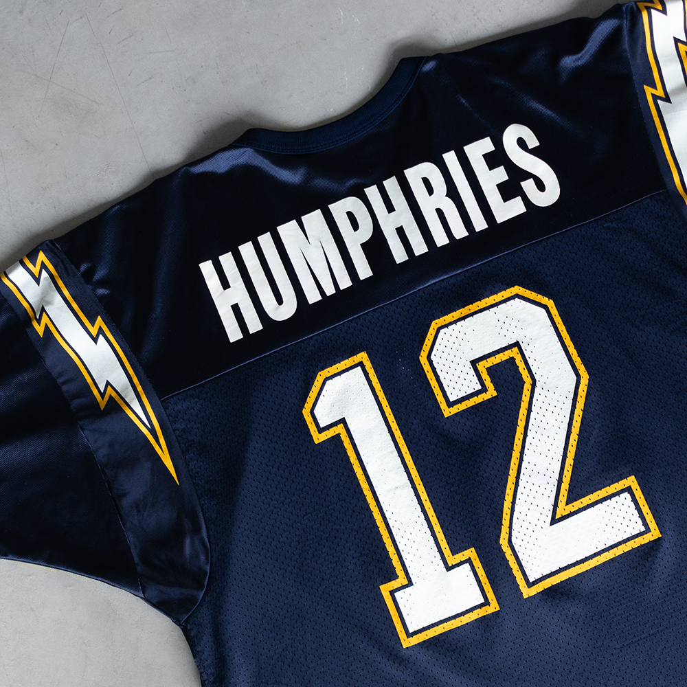 Vintage NFL San Diego Chargers Stan Humphries #12 Football Jersey (XL)