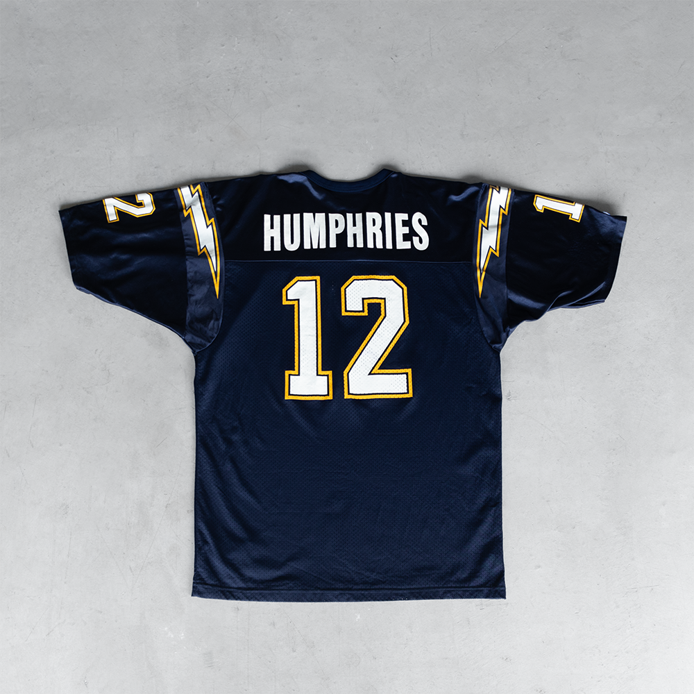 Vintage NFL San Diego Chargers Stan Humphries #12 Football Jersey (XL)