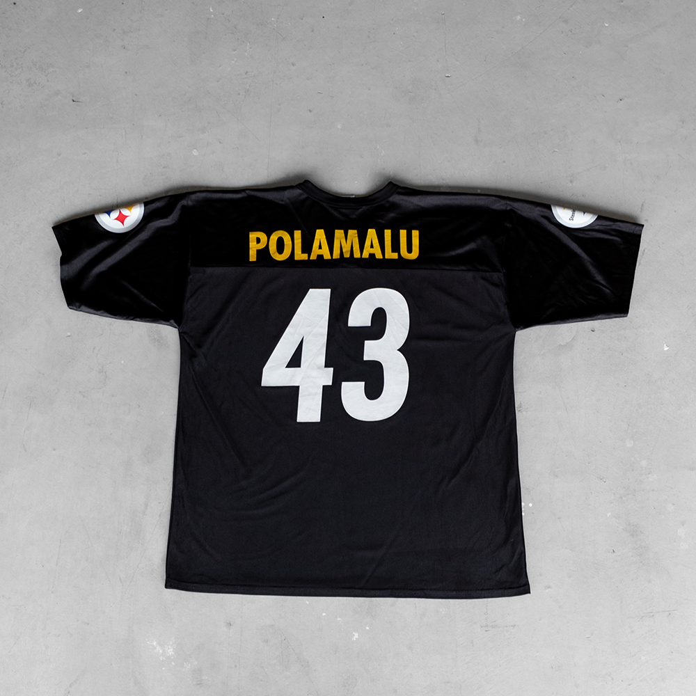 Vintage NFL Pittsburgh Steelers Troy Polamalu #43 Football Jersey (XL)