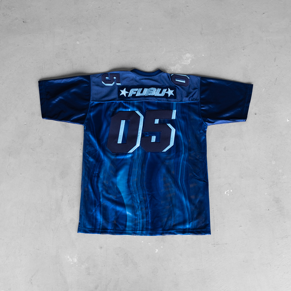 Vintage 90's FUBU All Stars #05 Youth Football Style Jersey