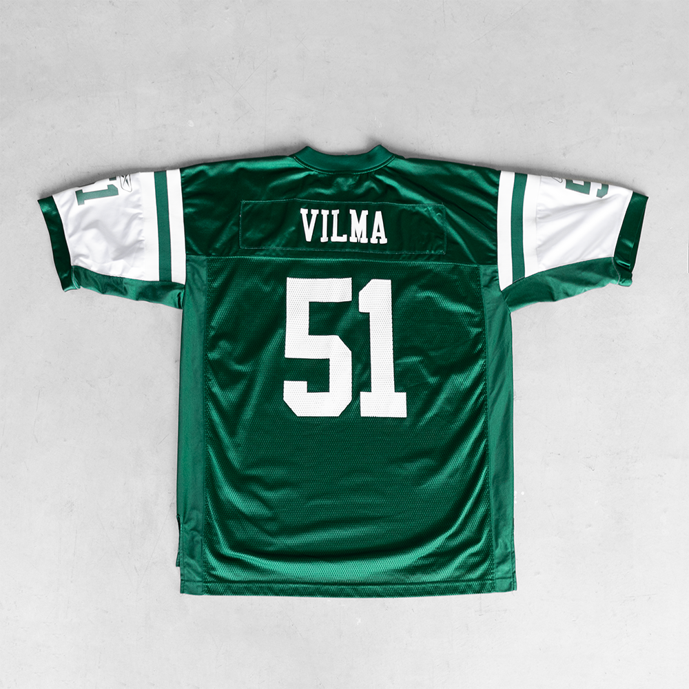 Vintage NFL New York Jets Jonathan Vilma #51 Football Jersey (XL)