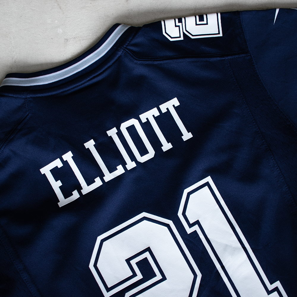 NFL Dallas Cowboys Ezekiel Elliott #21 Youth Football Jersey (M)