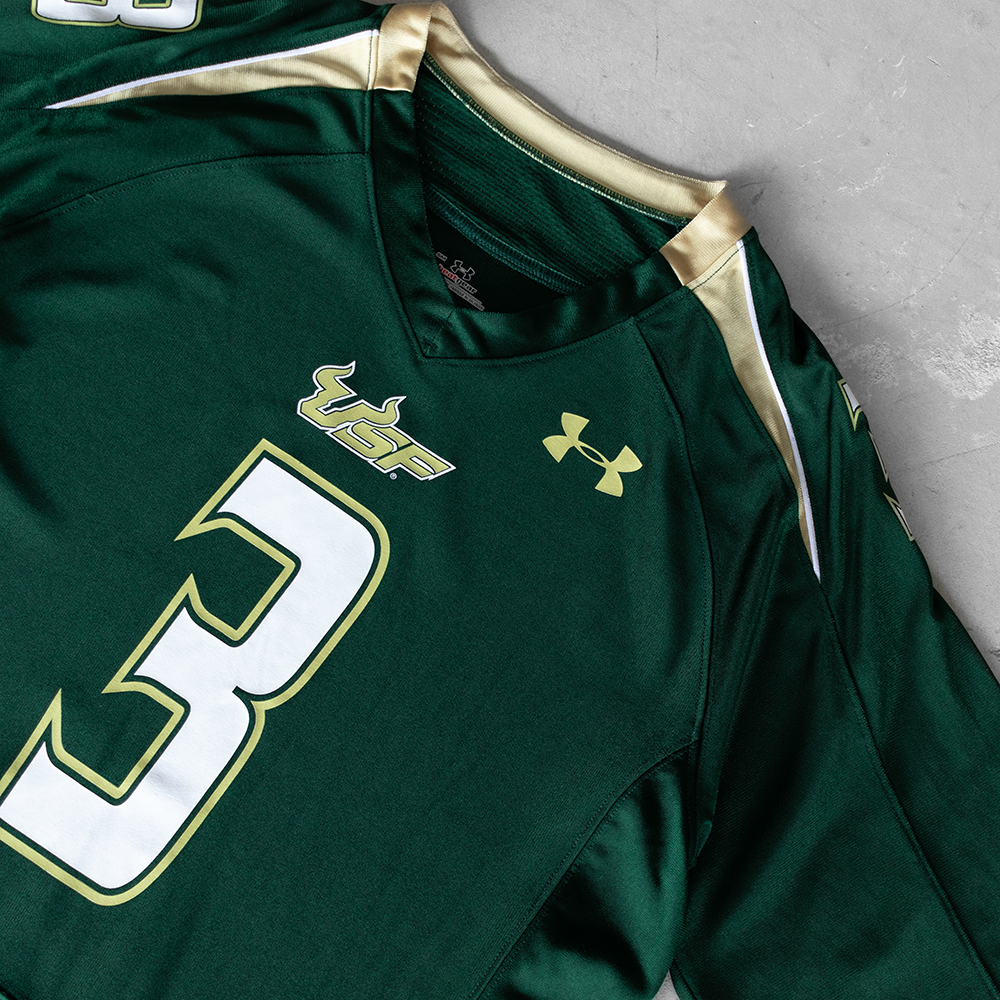 University of South Florida Bulls #3 Football Player's Jersey