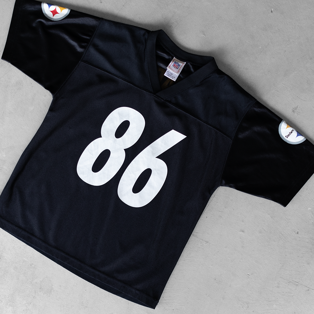 Vintage NFL Pittsburgh Steelers Hines Ward #86 Youth Football Jersey (L)