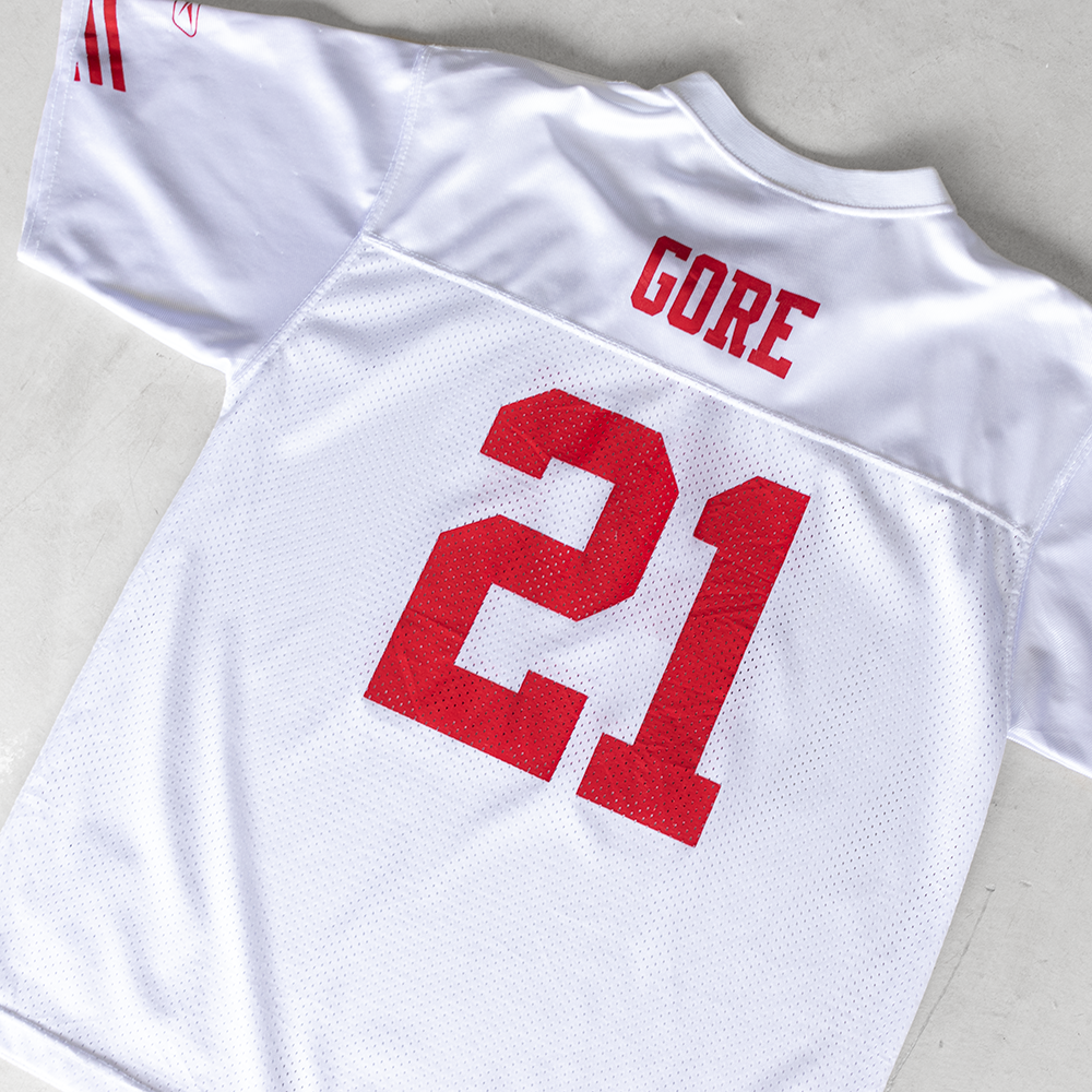 Vintage NFL San Francisco 49ers Frank Gore #21 Youth Football Jersey (XL)