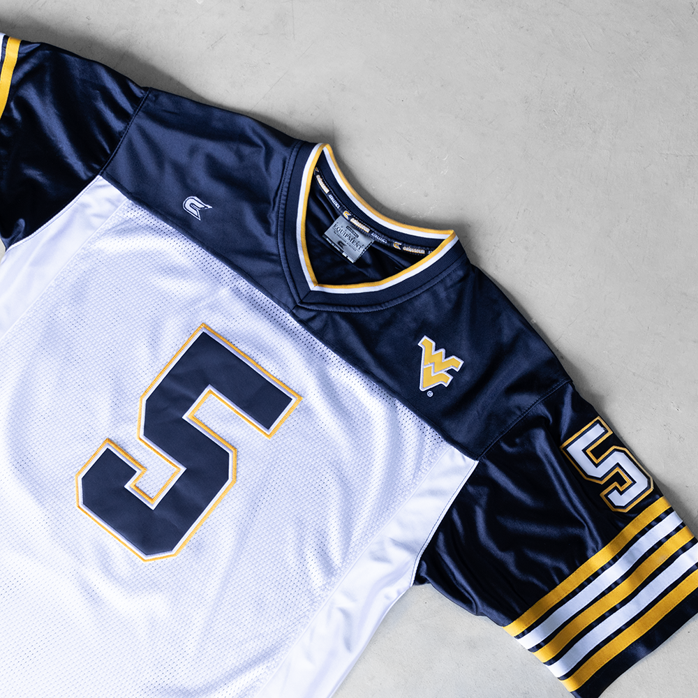 Vintage West Virginia Mountaineers #5 Football Jersey (L)