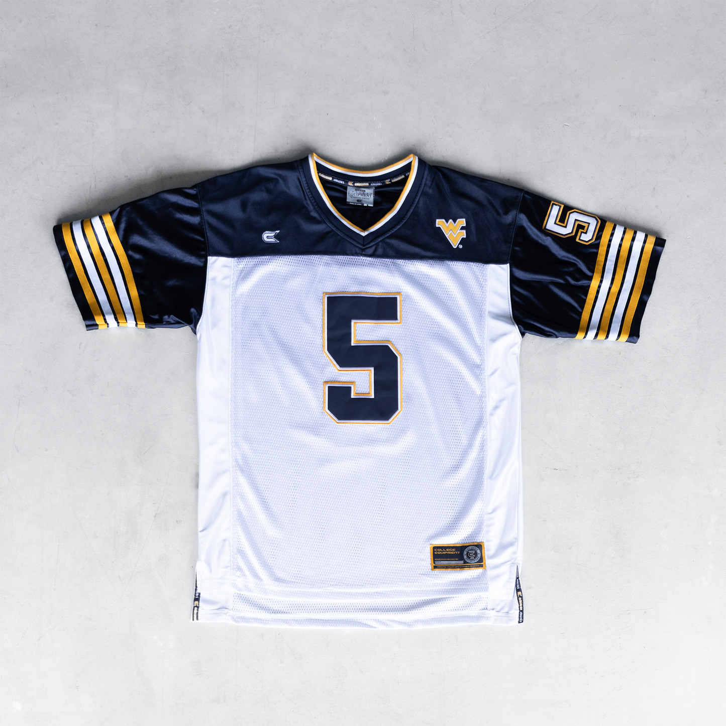 Vintage West Virginia Mountaineers #5 Football Jersey (L)