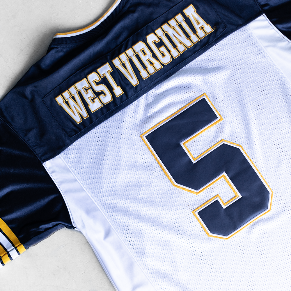 Vintage West Virginia Mountaineers #5 Football Jersey (L)