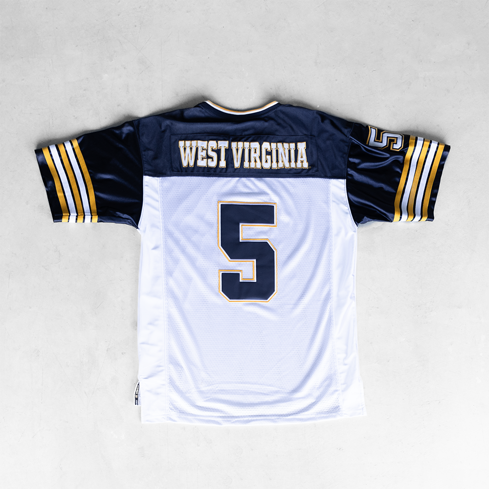 Vintage West Virginia Mountaineers #5 Football Jersey (L)