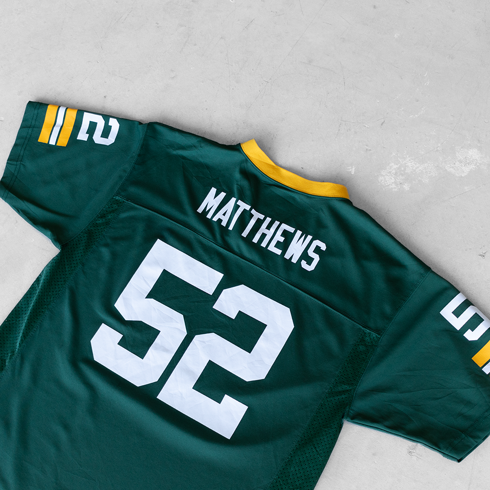 NFL Green Bay Packers Clay Matthews #52 Youth Football Jersey (XL)