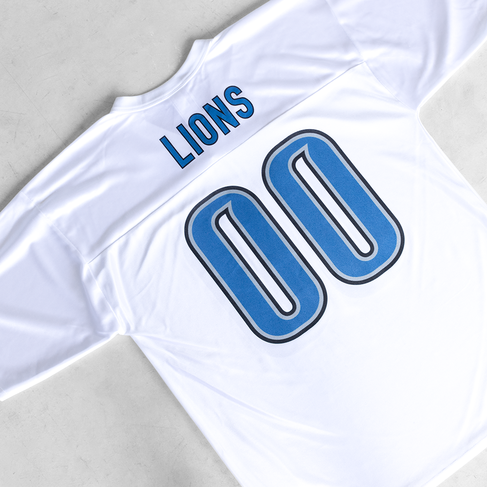 Vintage NFL Detroit Lions #00 Football Jersey (L)