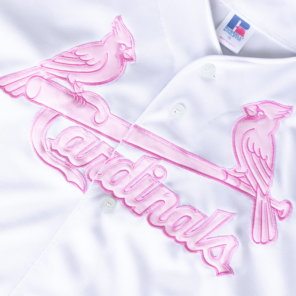 MLB St. Louis Cardinals Pink Youth Baseball Jersey