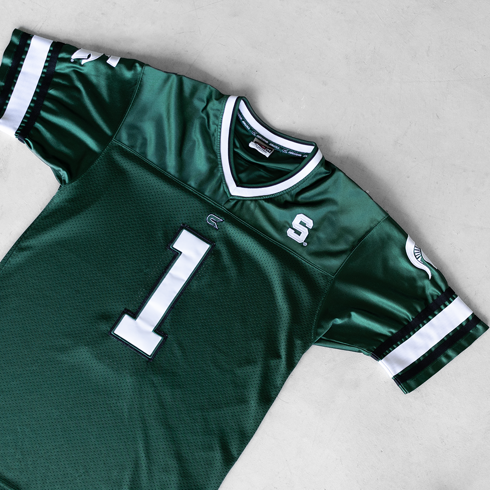 Vintage Michigan State Spartans #1 Football Jersey (M)