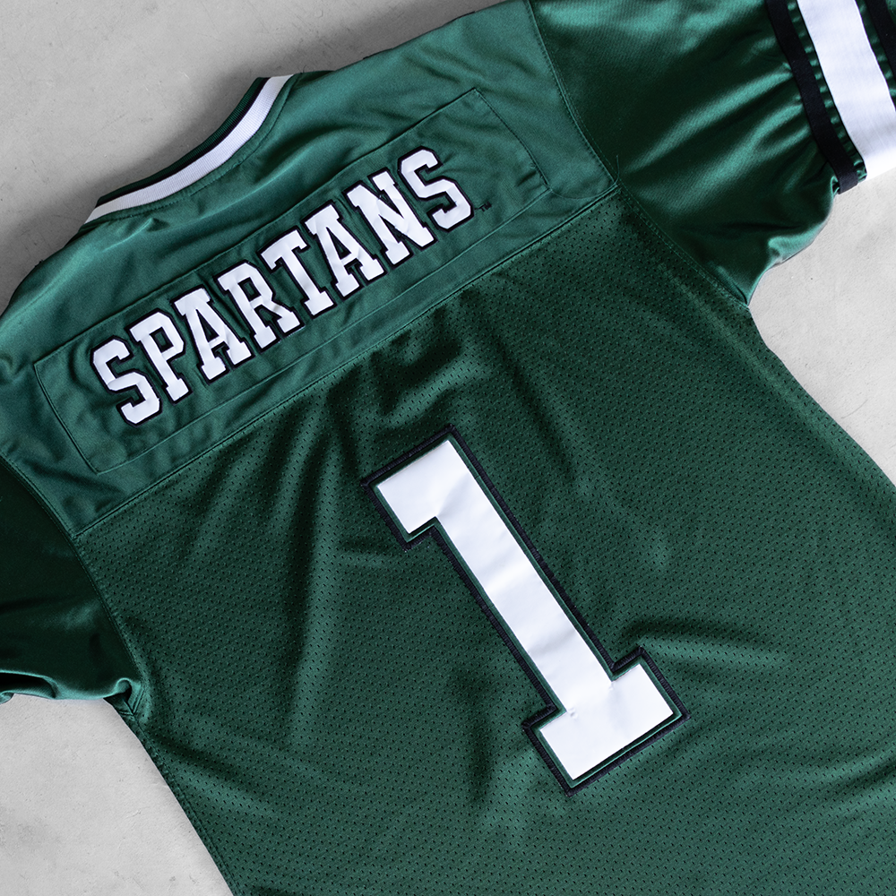 Vintage Michigan State Spartans #1 Football Jersey (M)